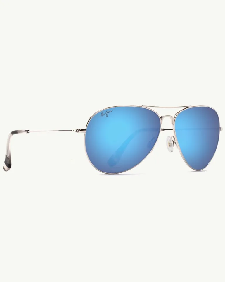 Sale Tommy Bahama Mavericks Sunglasses by Maui Jim® New Silver