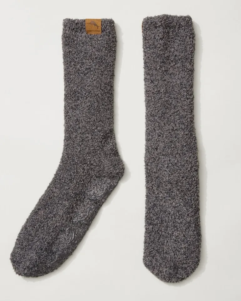 Sale Tommy Bahama Men's Island Soft® Lounge Socks Charcoal Marl