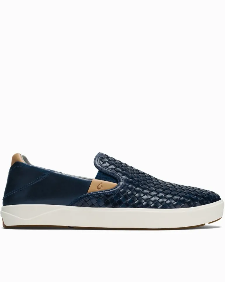 Hot Tommy Bahama Men's OluKai® Lae'ahi Lauhala Slip-On Sneakers Trench Blue