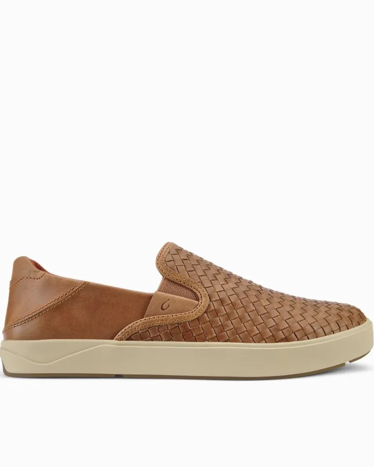 New Tommy Bahama Men's OluKai® Lae'ahi Lauhala Slip-On Sneakers Fox