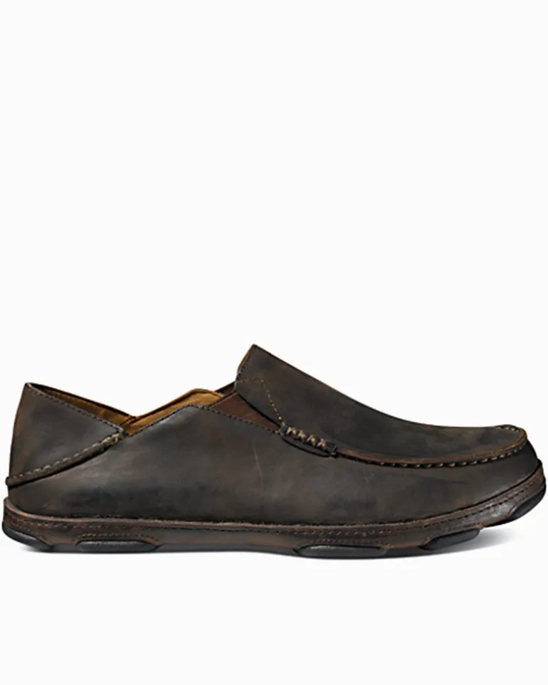 Outlet Tommy Bahama Men's OluKai® Moloā Slip-On Shoes Dark Wood