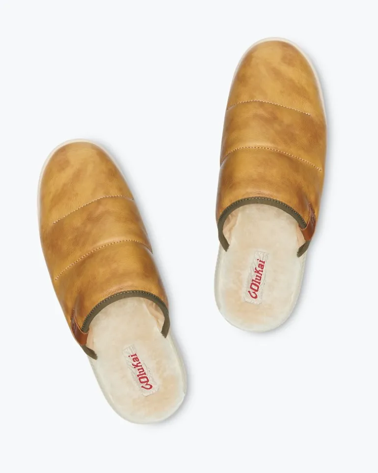 Best Sale Tommy Bahama Men's OluKai® Mua 'Ili Scuff Slippers Golden Sand