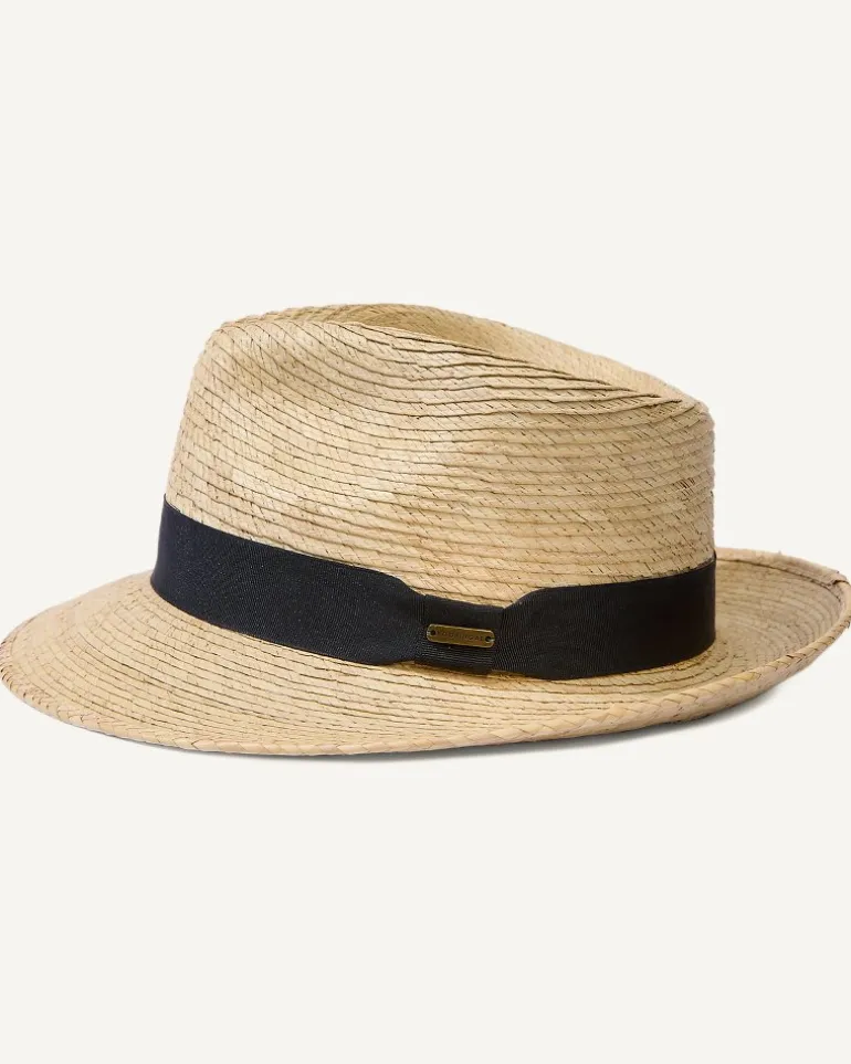Fashion Tommy Bahama Mid-Brim Trilby Fedora Hat Ivory