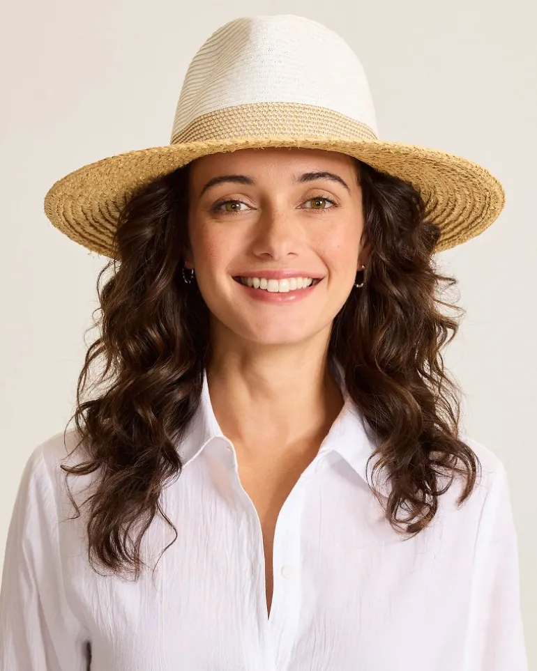 Hot Tommy Bahama Mimosa Raffia Safari Hat Natural