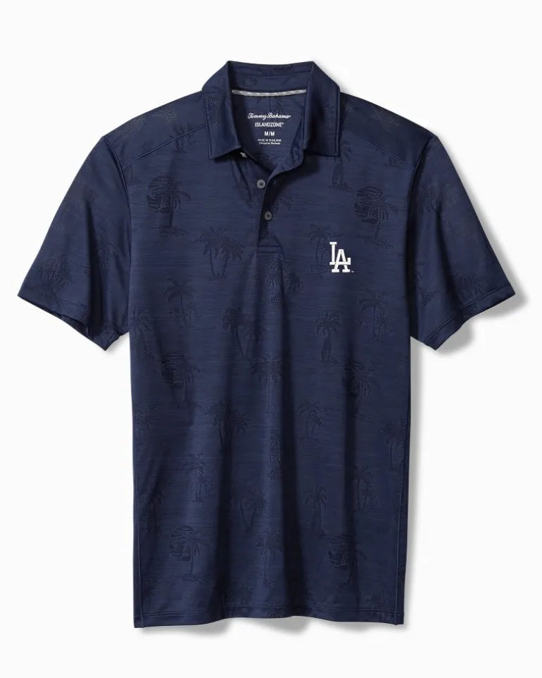 New Tommy Bahama MLB® Palm Coast Palmera IslandZone® Polo los_angeles_dodgers