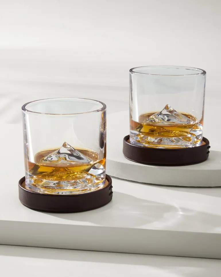 Sale Tommy Bahama Mt. Everest Whiskey Glasses—Set of 2 Clear