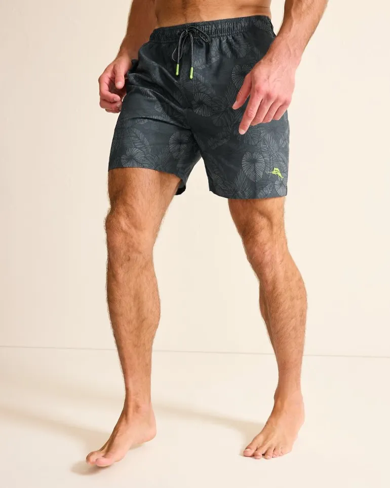 Online Tommy Bahama Naples Keep It Frondly 6-Inch Swim Trunks Black