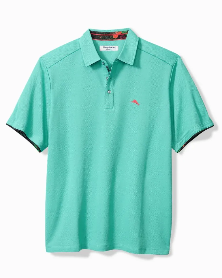 Flash Sale Tommy Bahama Neon Shores Five O'Clock IslandZone® Polo Blue Freeze