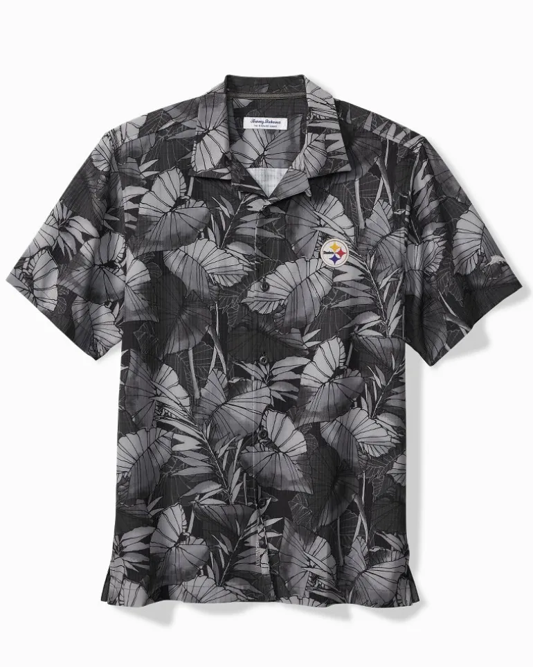 Best Sale Tommy Bahama NFL Bahama Coast Nuevo Fronds IslandZone® Shirt pittsburgh_steelers