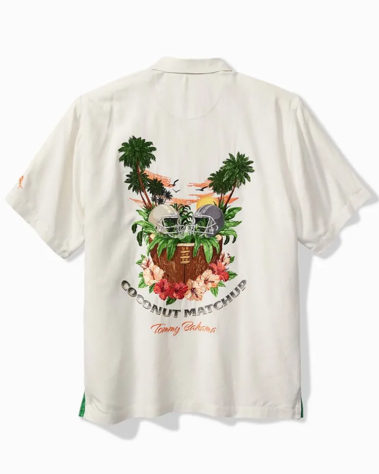 New Tommy Bahama NFL Coconut Matchup Silk Camp Shirt pittsburgh_steelers