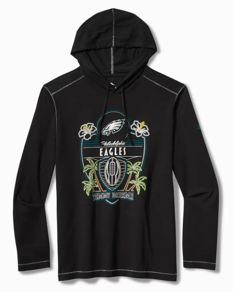Shop Tommy Bahama NFL Kinetic Kickoff Long-Sleeve Hoodie philadelphia_eagles
