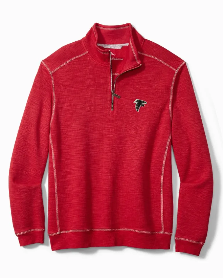 Store Tommy Bahama NFL Tobago Bay Half-Zip Sweatshirt atlanta_falcons