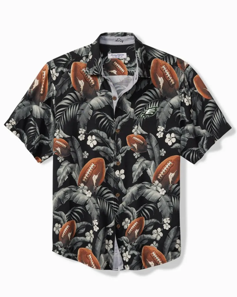 Sale Tommy Bahama NFL Veracruz Cay First Down Blooms Short-Sleeve Shirt philadelphia_eagles