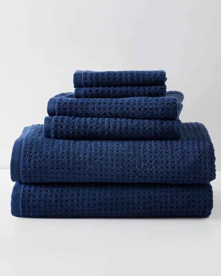 Shop Tommy Bahama Northern Pacific 6-Piece Bath Towel Set Maritime