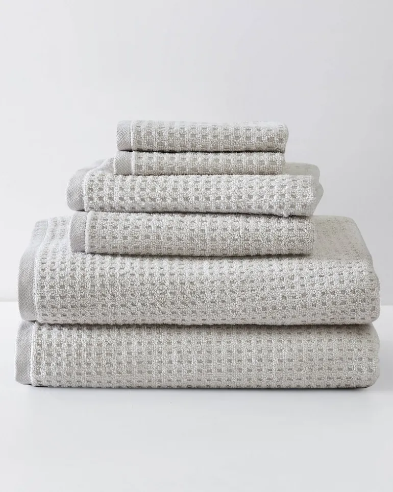 Shop Tommy Bahama Northern Pacific 6-Piece Bath Towel Set Grey