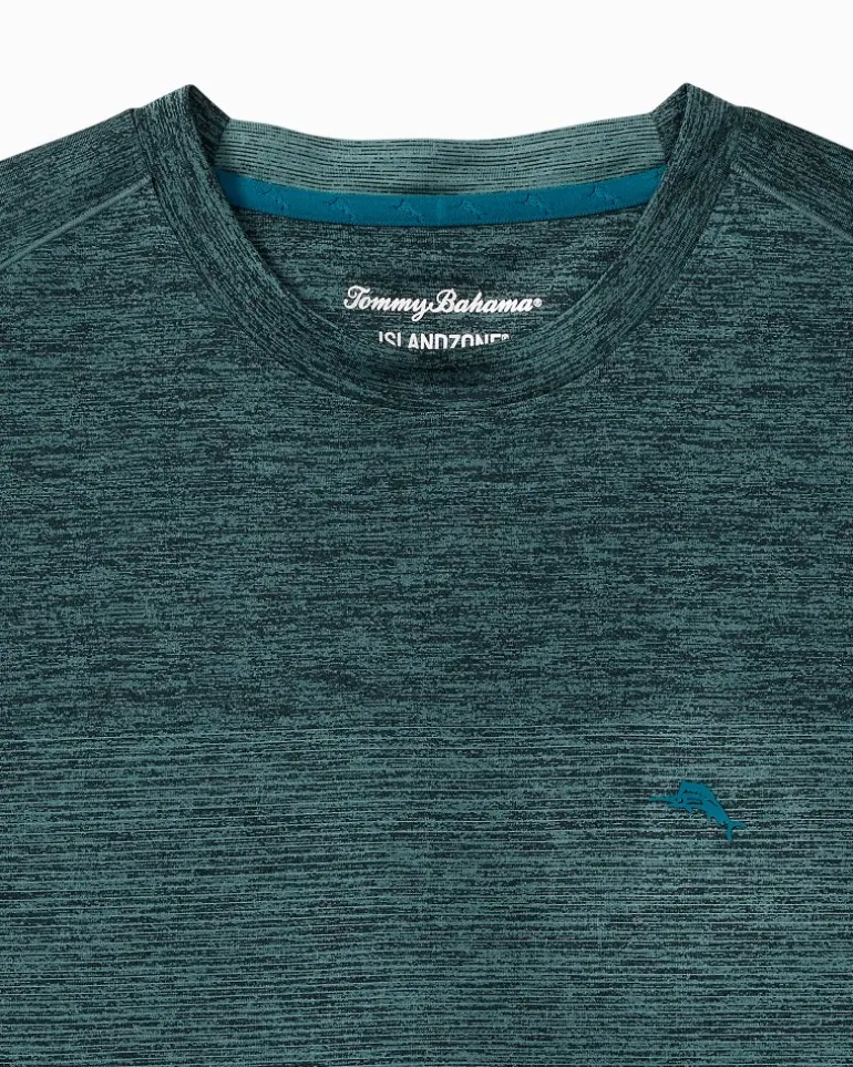 Store Tommy Bahama Oasis Fade IslandZone® Crewneck T-Shirt Dark Channel Blue