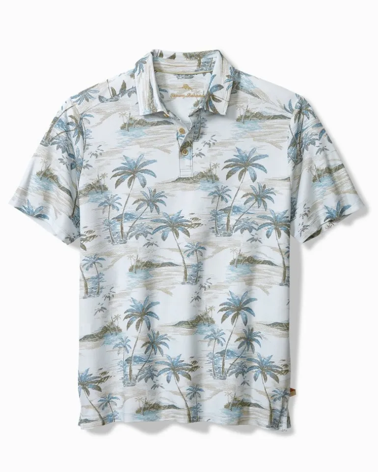 Flash Sale Tommy Bahama Oceanic Oasis IslandZone® Polo Sterling Blue