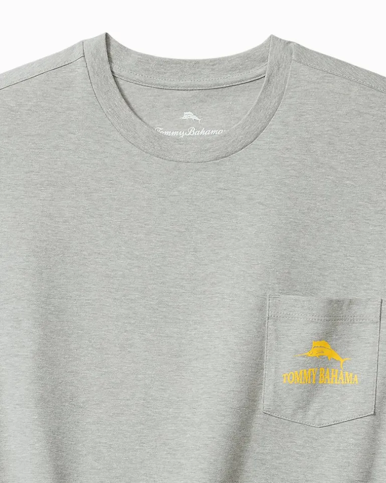 Online Tommy Bahama Old Dogs, Cue Tricks Graphic Pocket T-Shirt Grey Heather