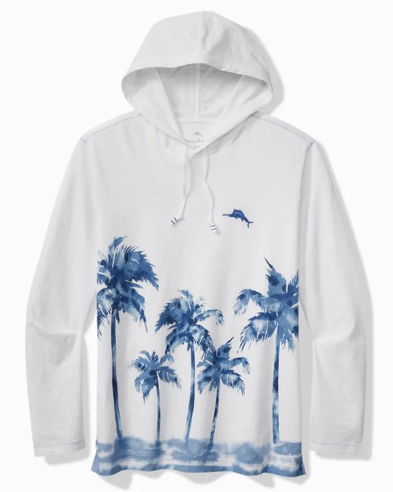 Clearance Tommy Bahama Palm Break Lux Hoodie White