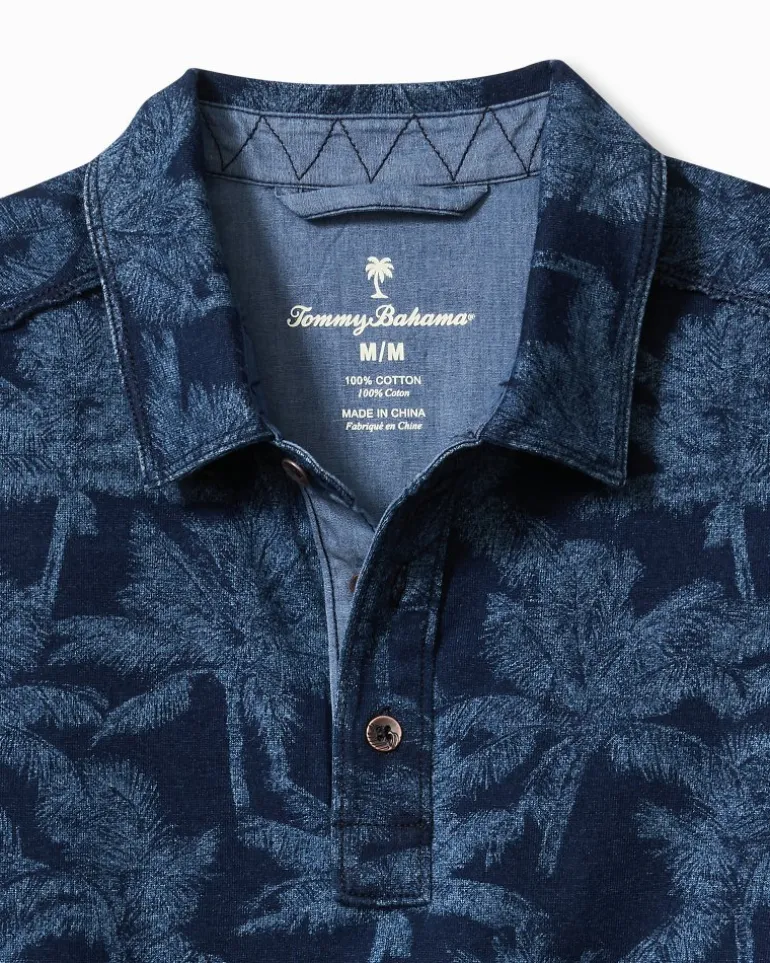 Flash Sale Tommy Bahama Palm Impressions Polo Indigo