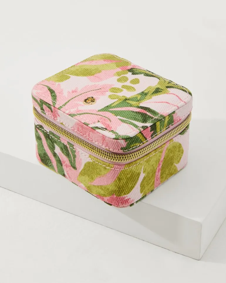 Best Sale Tommy Bahama Palm Paradise Stow & Go Jewelry Travel Case Spartinapalm Paradise