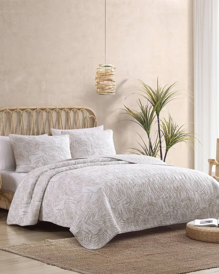 Clearance Tommy Bahama Palmday 3-Piece Full/Queen Quilt Set Brown