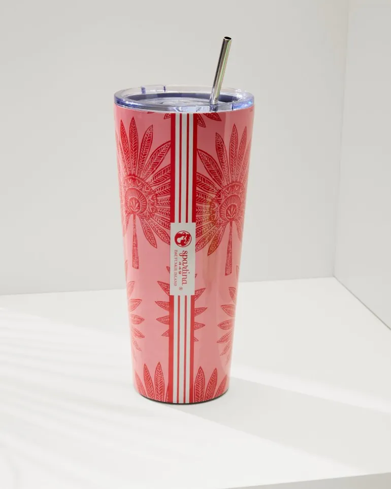 Sale Tommy Bahama Palmetto Frond 30-oz. Tumbler Red