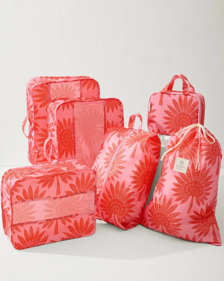 Outlet Tommy Bahama Packing Cube 6-Piece Set Palmetto Frond