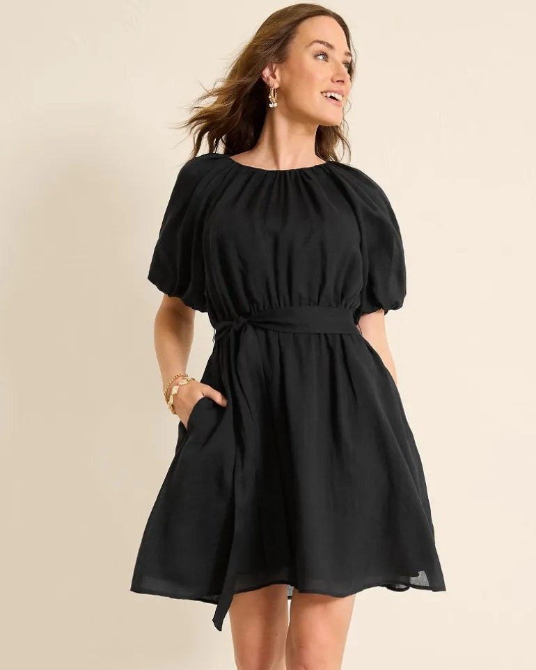 Cheap Tommy Bahama Paradise Breeze Elbow-Sleeve Dress Black
