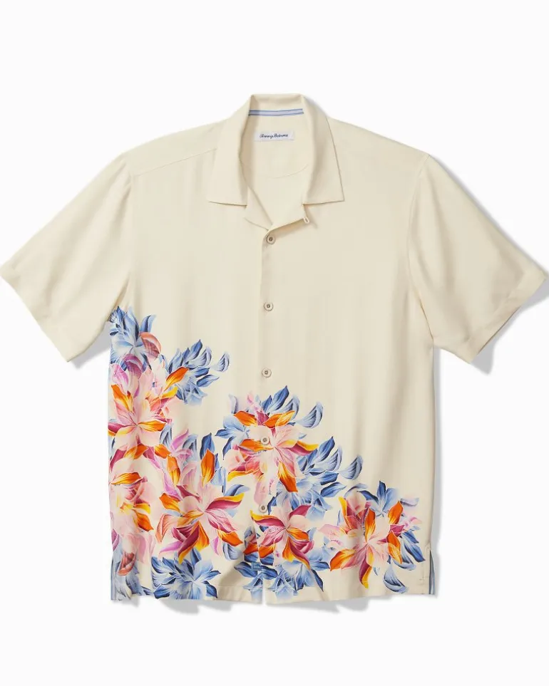 Outlet Tommy Bahama Paradise Petals Silk Camp Shirt Continental