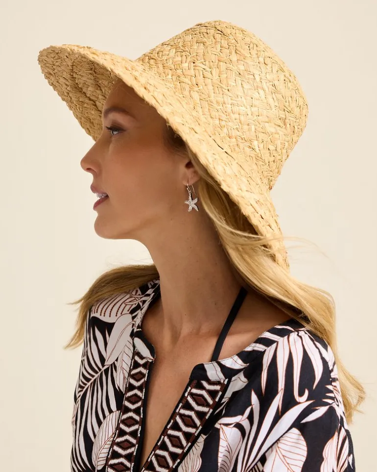 Best Sale Tommy Bahama Pearl Raffia Sun Hat Natural
