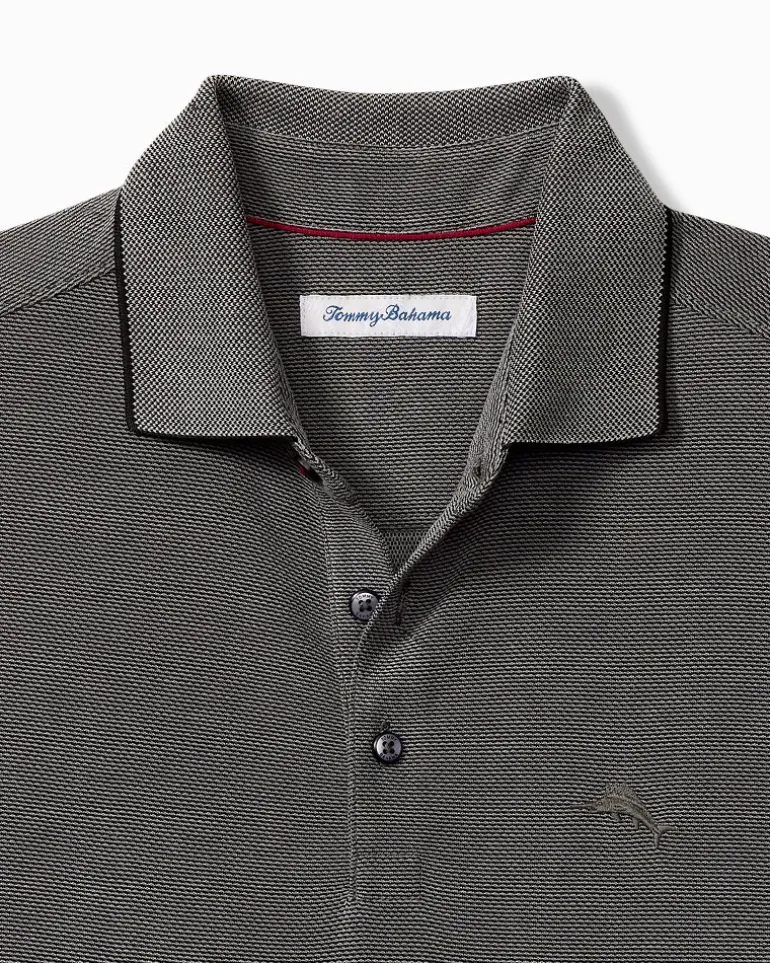 New Tommy Bahama Pebble Shore Polo Coal