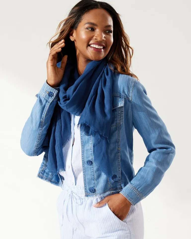 Hot Tommy Bahama Recycled Crinkle Wrap Navy