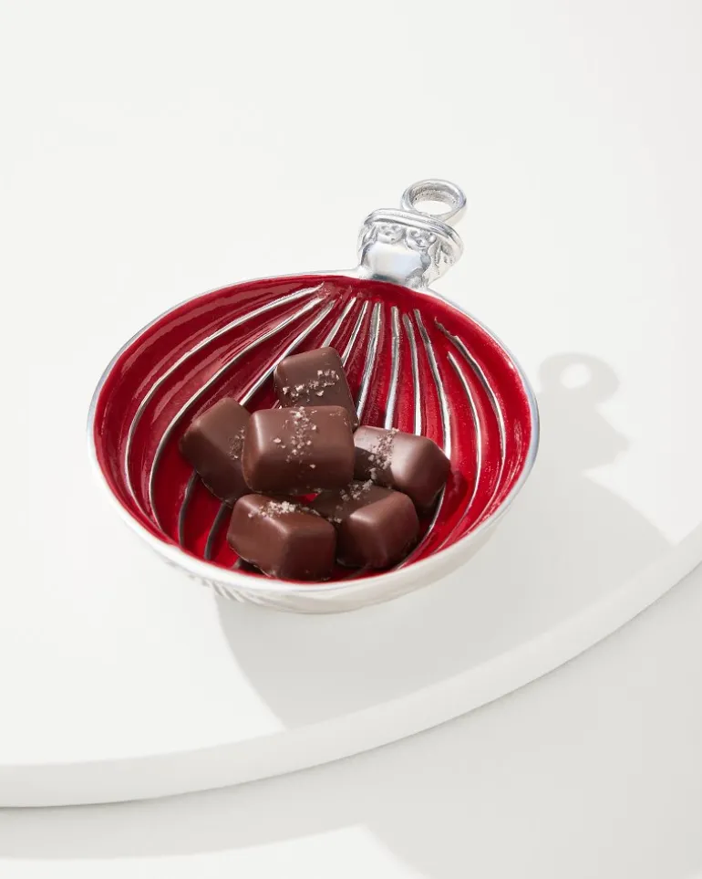 Best Tommy Bahama Ornament Candy Dish Red