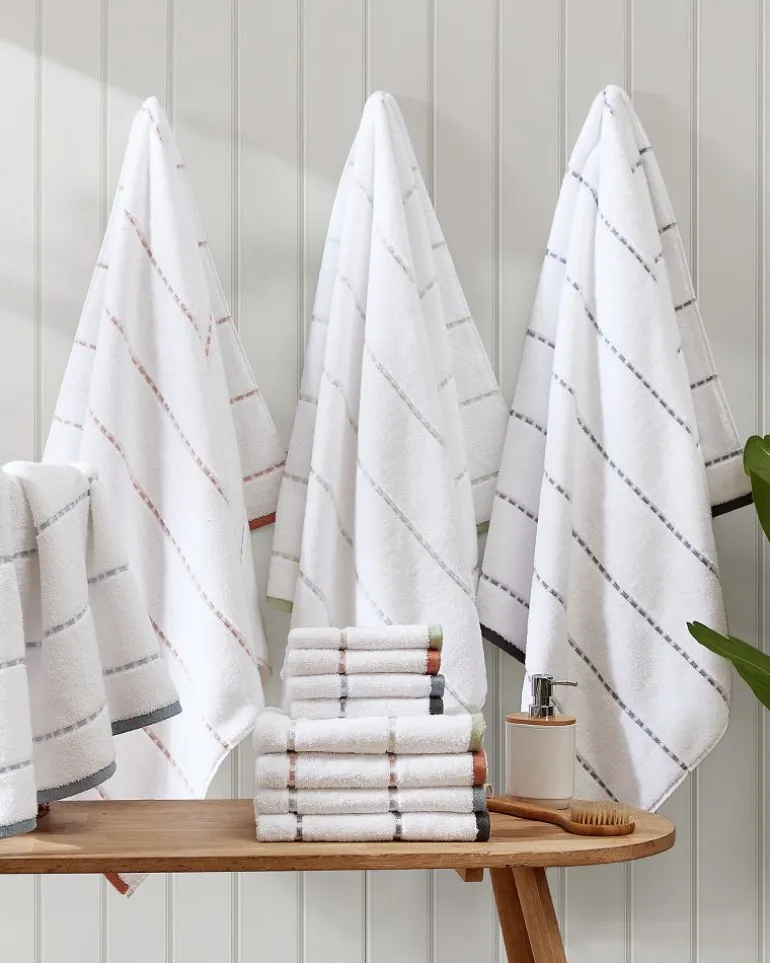 Clearance Tommy Bahama Ridley Blue 3-Piece Towel Set Steel Blue