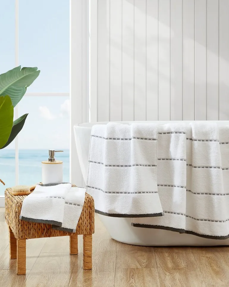 Hot Tommy Bahama Ridley 3-Piece Towel Set Grey