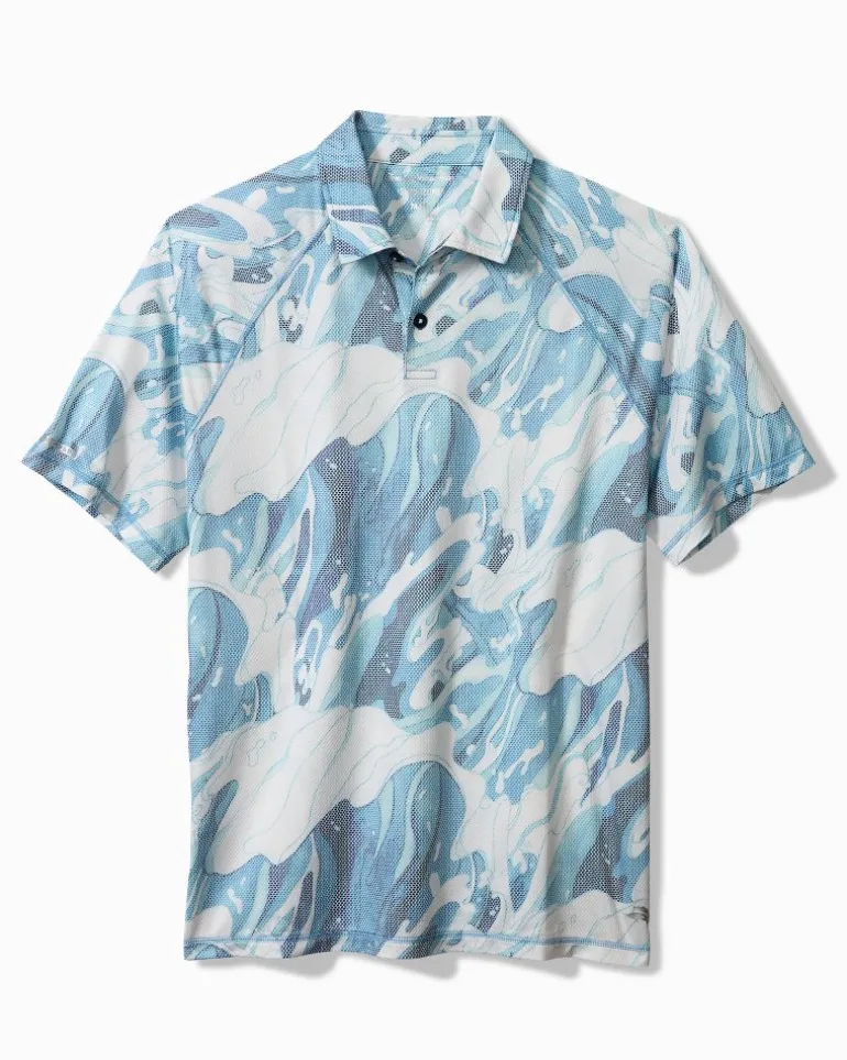 Outlet Tommy Bahama Rising Tides IslandZone® Polo Banff Blue