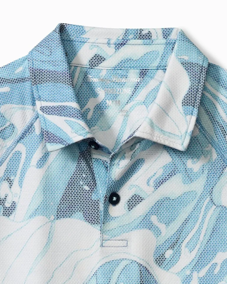 Outlet Tommy Bahama Rising Tides IslandZone® Polo Banff Blue