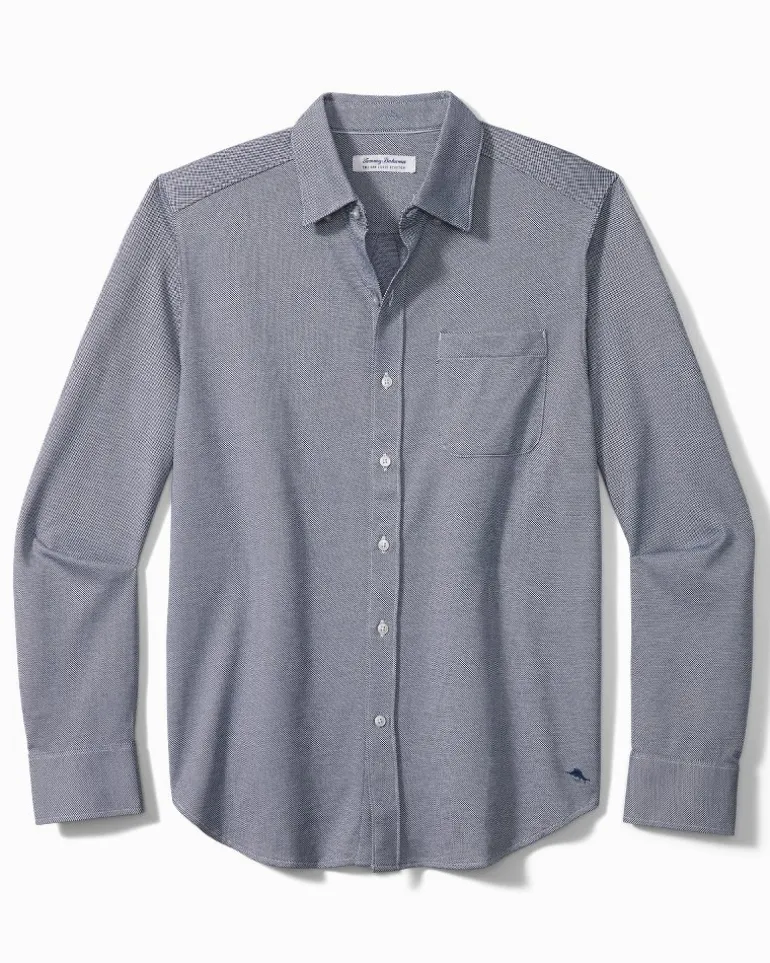 Outlet Tommy Bahama San Lucio Stretch Knit Shirt Bering Blue