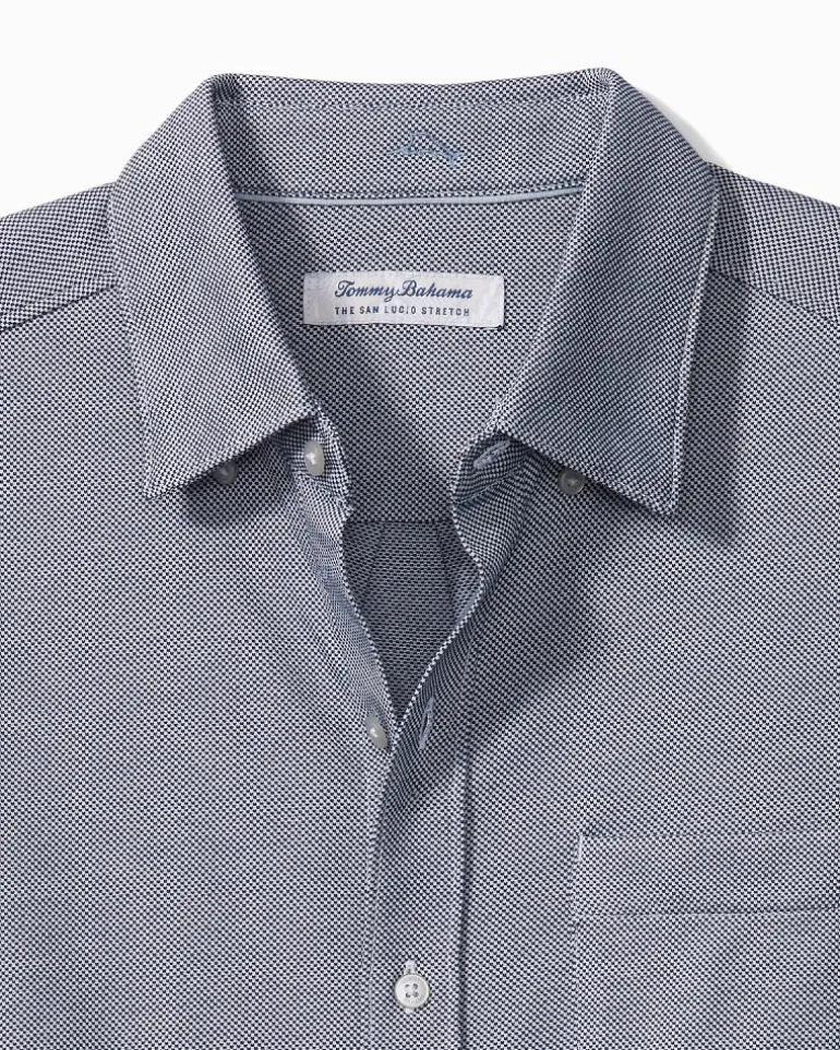 Outlet Tommy Bahama San Lucio Stretch Knit Shirt Bering Blue