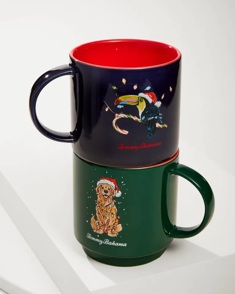 Cheap Tommy Bahama Santa's Toucan Stackable Mug Navy