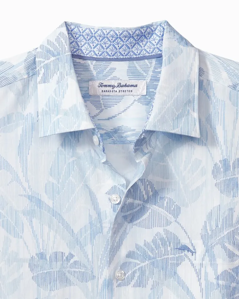 Sale Tommy Bahama Sarasota Stretch Misty Fronds IslandZone® Shirt Dew Drop