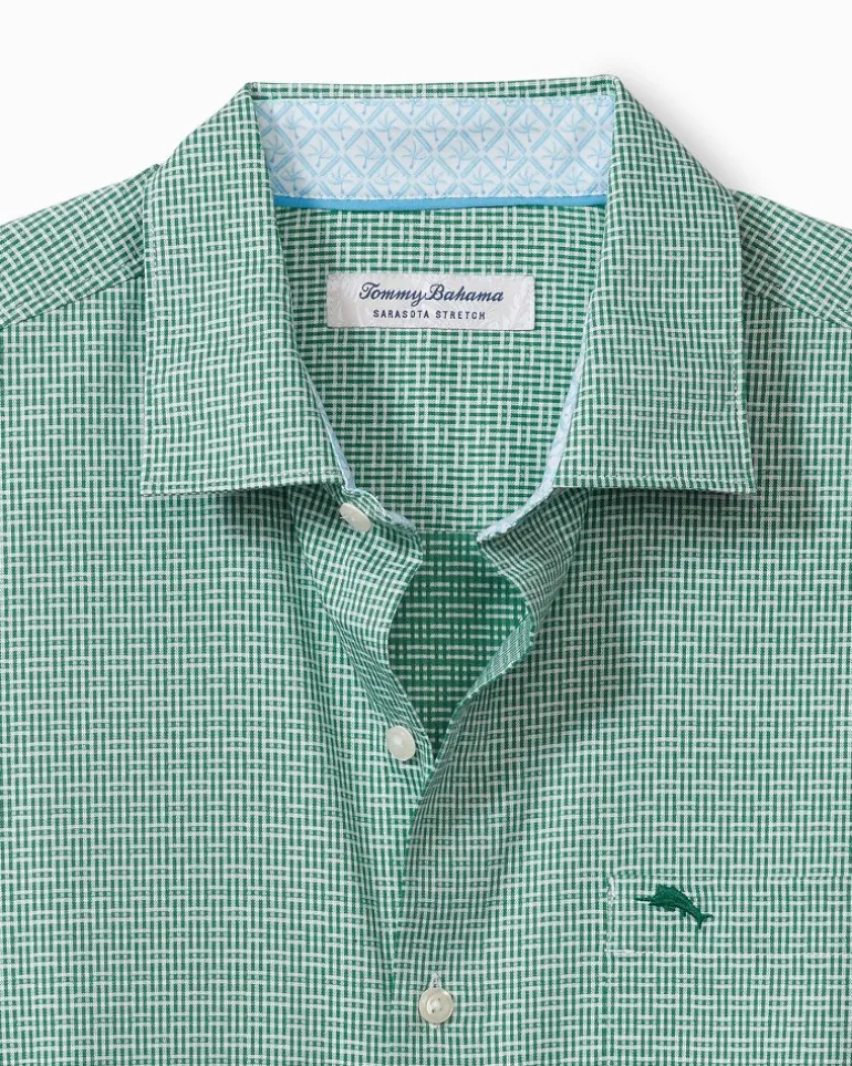 Flash Sale Tommy Bahama Sarasota Stretch Ventura Isles IslandZone® Stripe Shirt Aruba