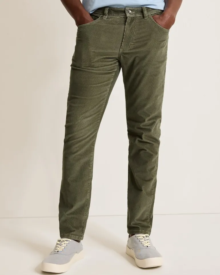Store Tommy Bahama Sea Coast Corduroy 5-Pocket Pants Beetle Green