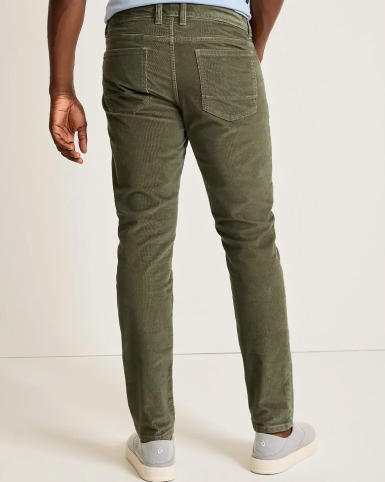 Store Tommy Bahama Sea Coast Corduroy 5-Pocket Pants Beetle Green