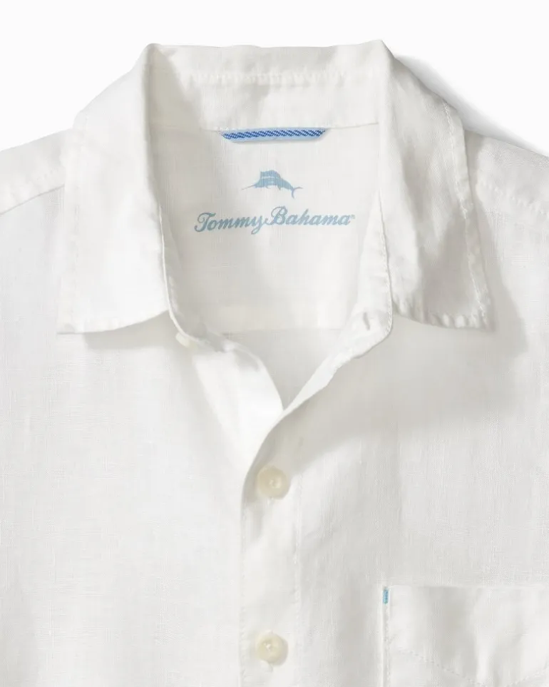 Best Tommy Bahama Sea Glass Breezer Linen Shirt White