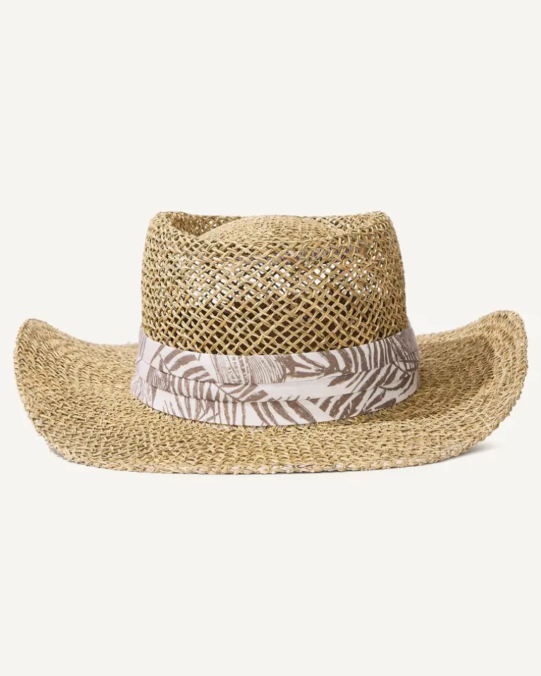 Discount Tommy Bahama Seagrass Gambler Hat Brown