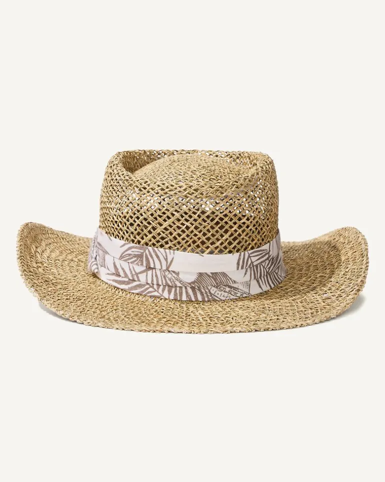 Discount Tommy Bahama Seagrass Gambler Hat Brown