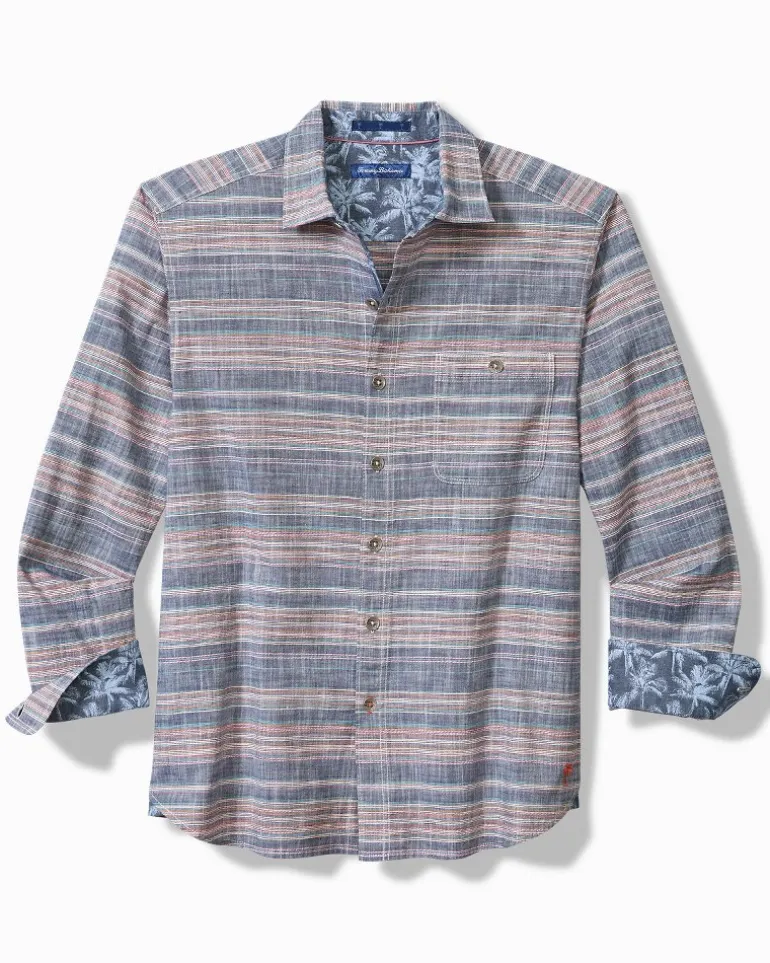 Shop Tommy Bahama Sierra Sands Long-Sleeve Shirt New Red Sail