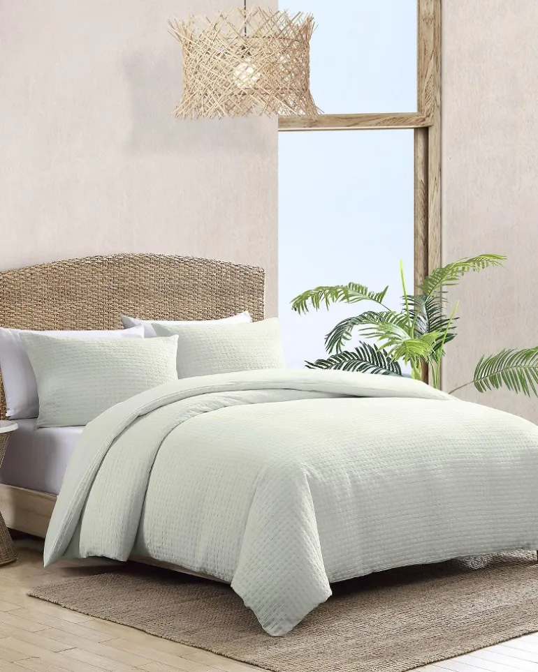 Store Tommy Bahama Solid Basketweave 3-Piece King Comforter Set Sage